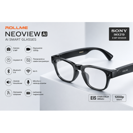 Rollme NeoView AI Smart Glasses
