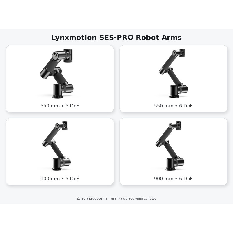 Lynxmotion SES PRO Robot Manipulator Arms