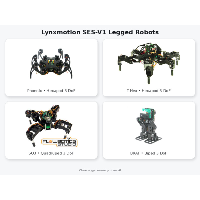 Lynxmotion SES-V1 Legged Robot
